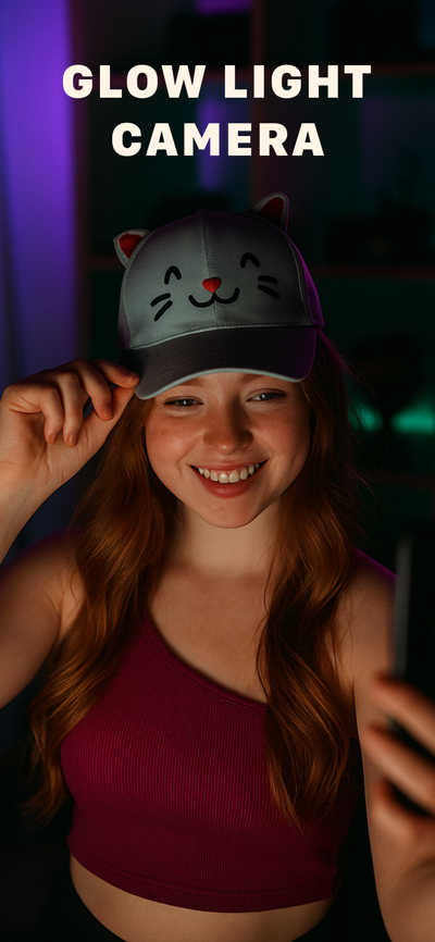 Lumi Cam glow light selfie feature